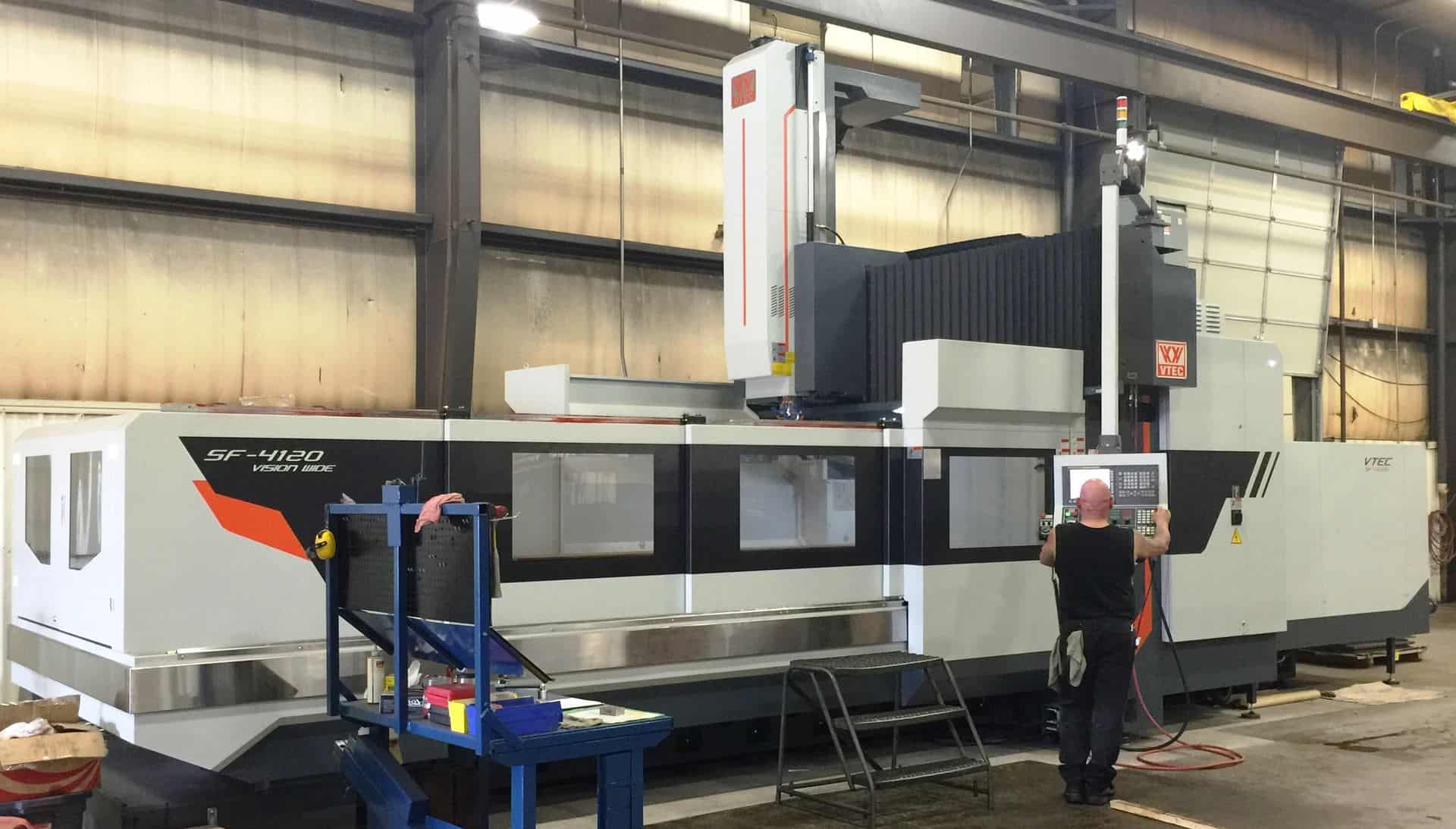 New VMC Expands Capacity To Machine Large Components And Weldments